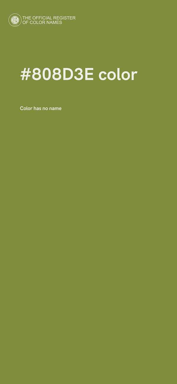 #808D3E color image