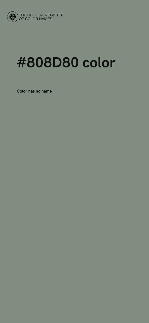 #808D80 color image