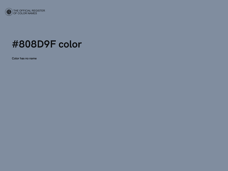 #808D9F color image