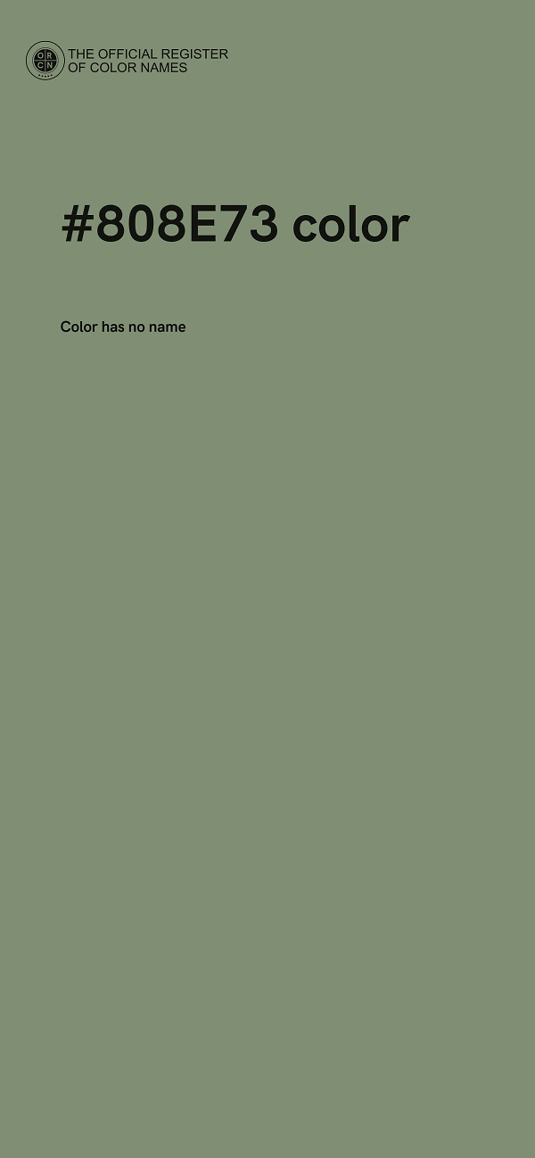 #808E73 color image