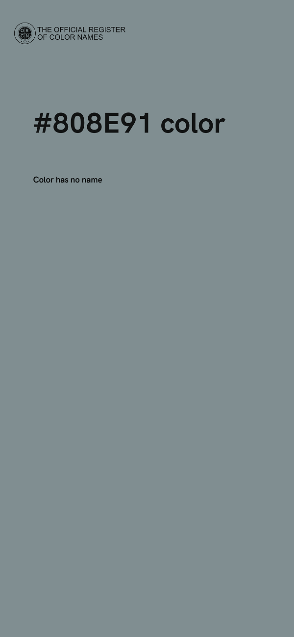 #808E91 color image