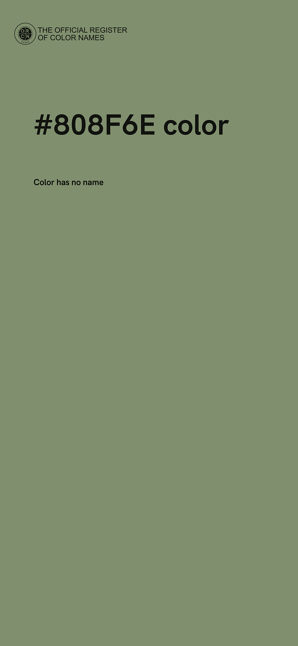 #808F6E color image