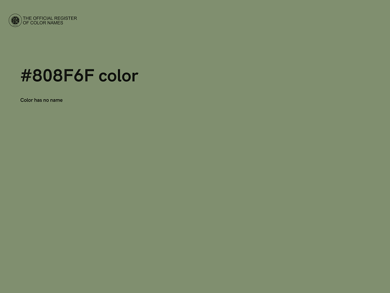 #808F6F color image