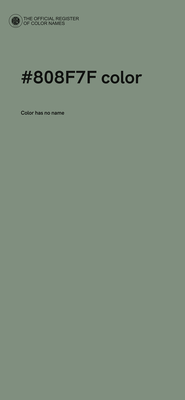#808F7F color image