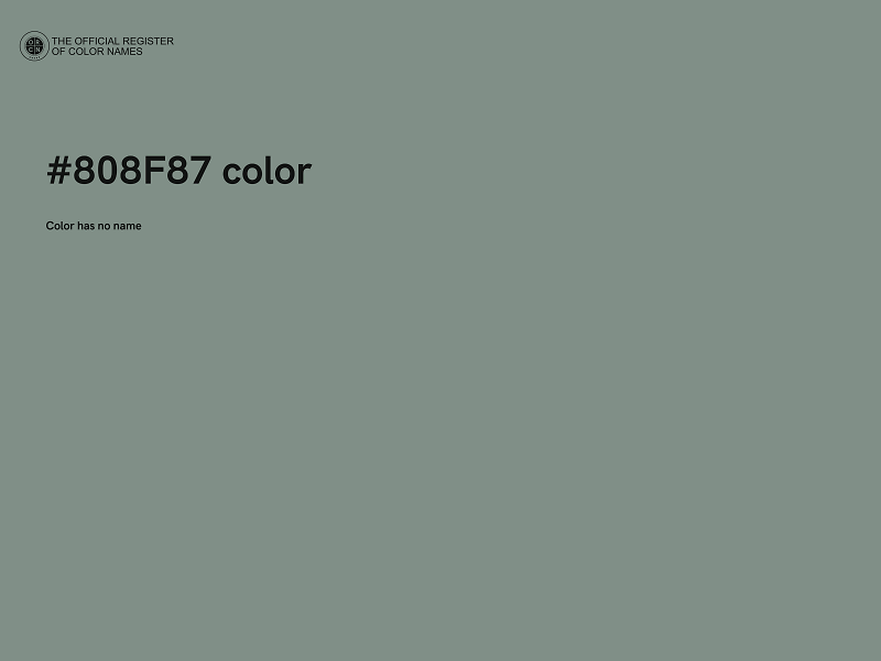 #808F87 color image