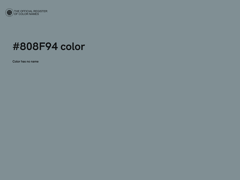 #808F94 color image