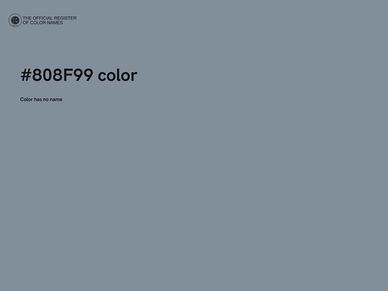 #808F99 color image