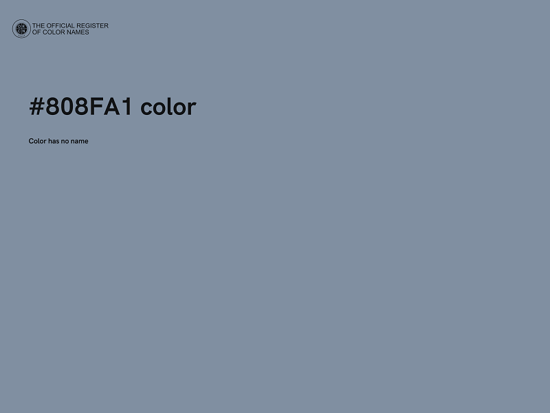 #808FA1 color image