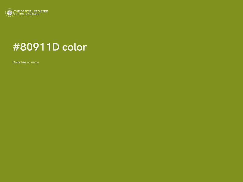 #80911D color image