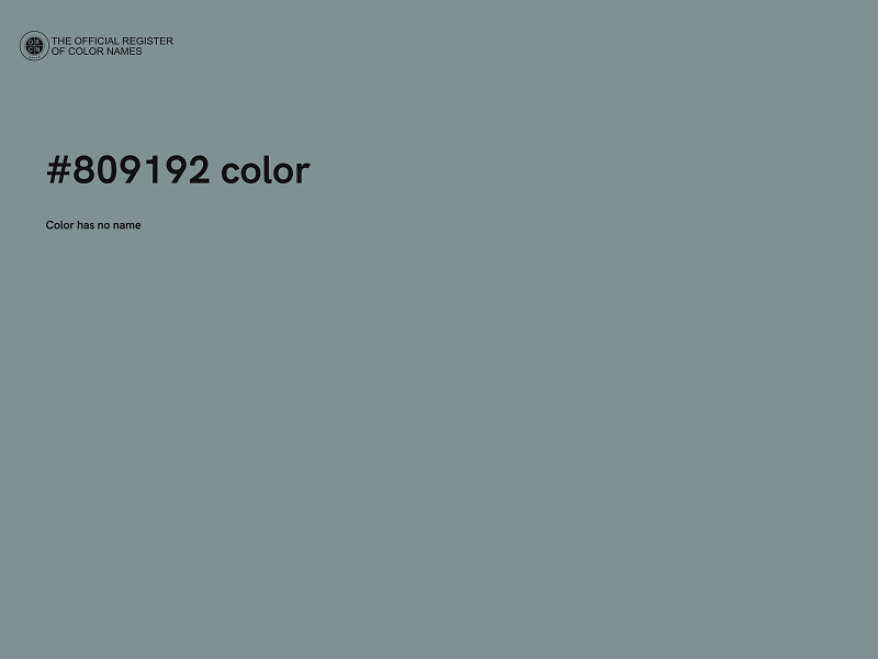#809192 color image