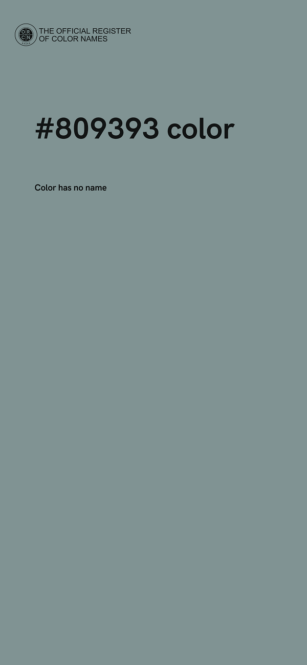 #809393 color image