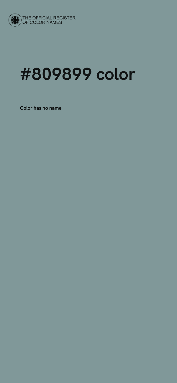 #809899 color image