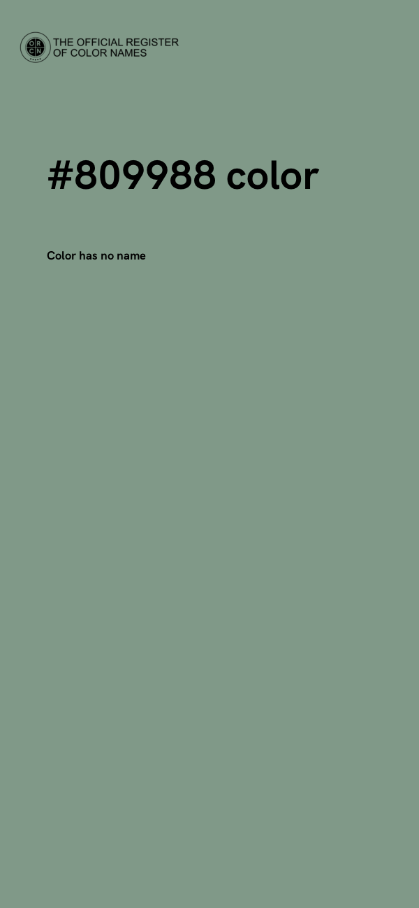 #809988 color image