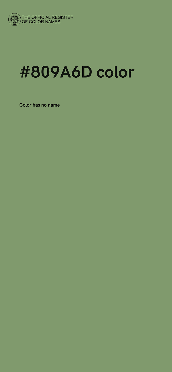 #809A6D color image