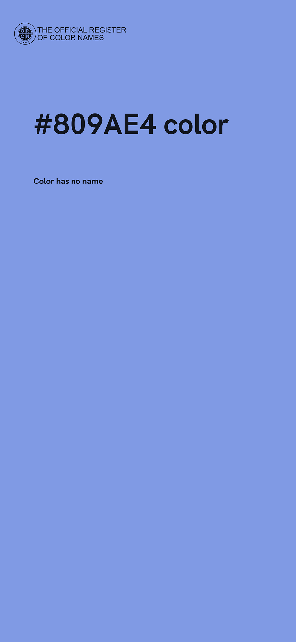 #809AE4 color image