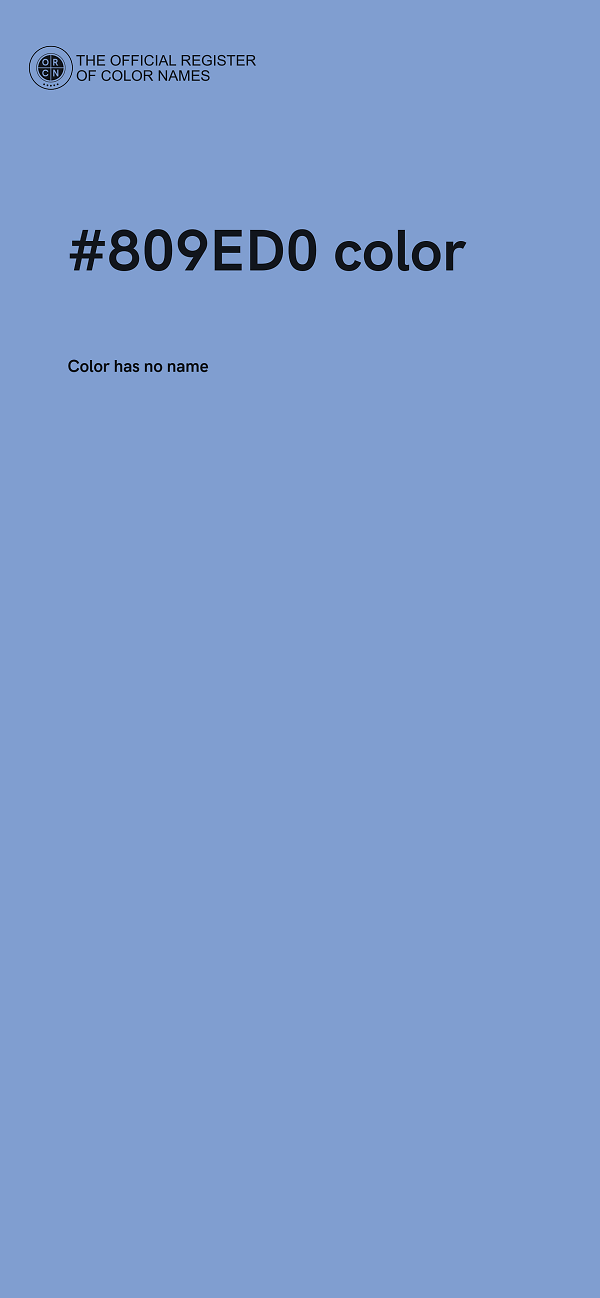 #809ED0 color image