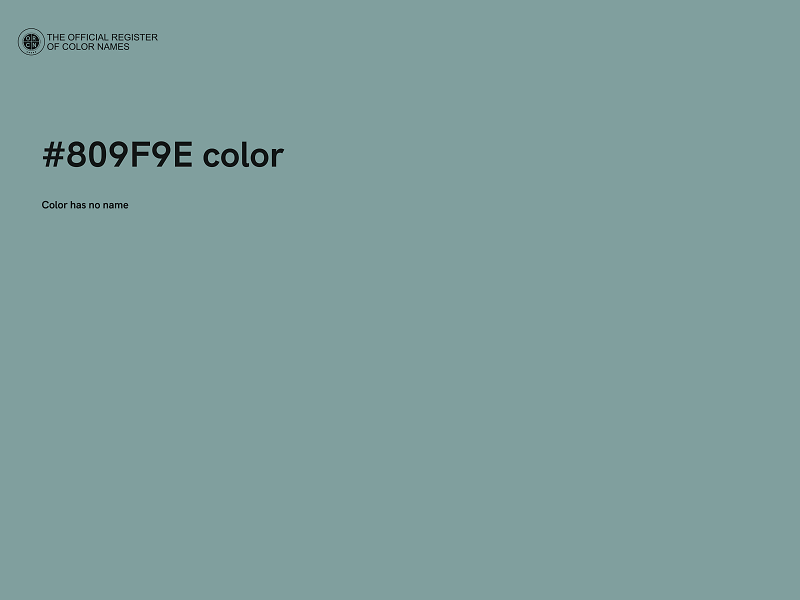 #809F9E color image