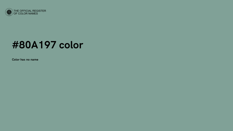 #80A197 color image