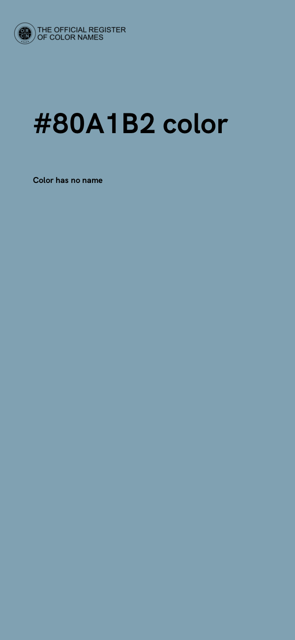 #80A1B2 color image