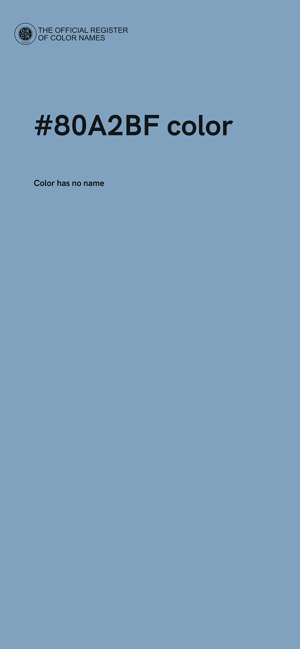 #80A2BF color image