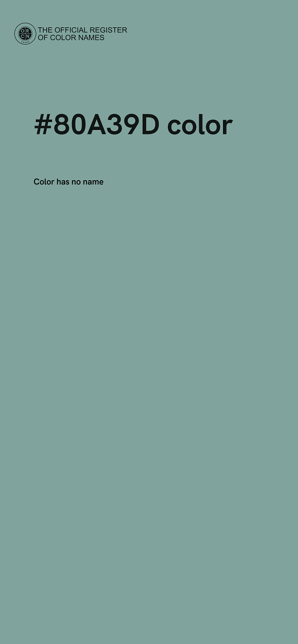 #80A39D color image