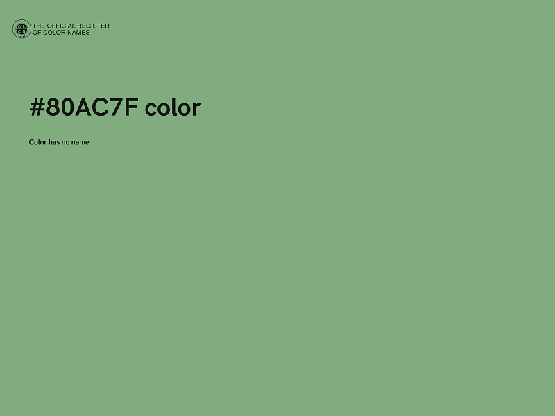 #80AC7F color image