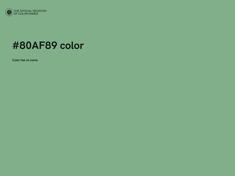 #80AF89 color image