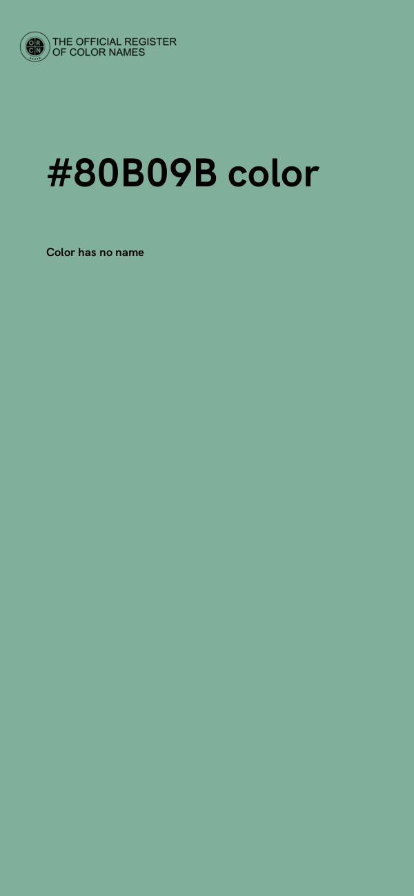 #80B09B color image