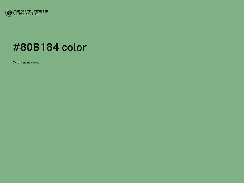 #80B184 color image