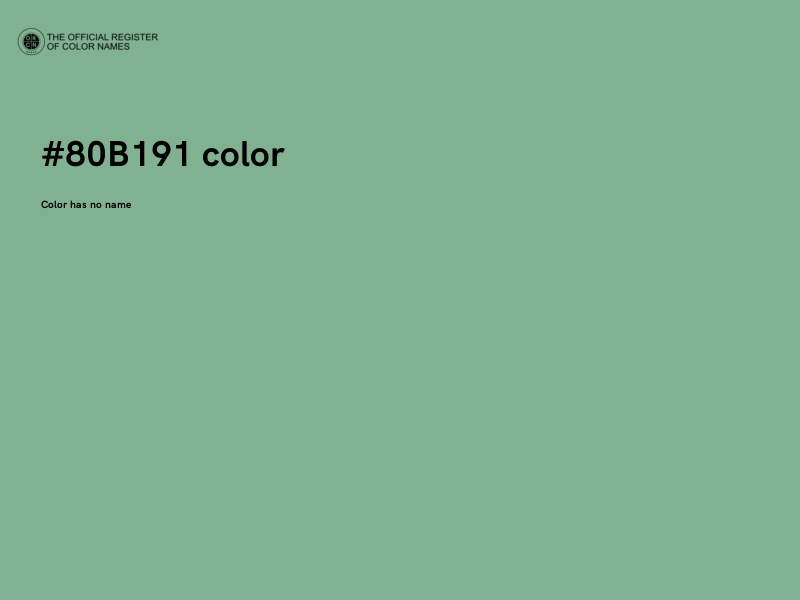 #80B191 color image