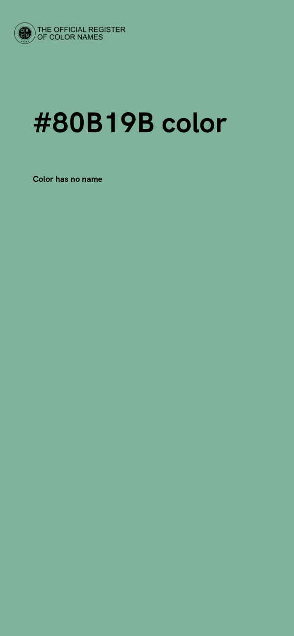 #80B19B color image