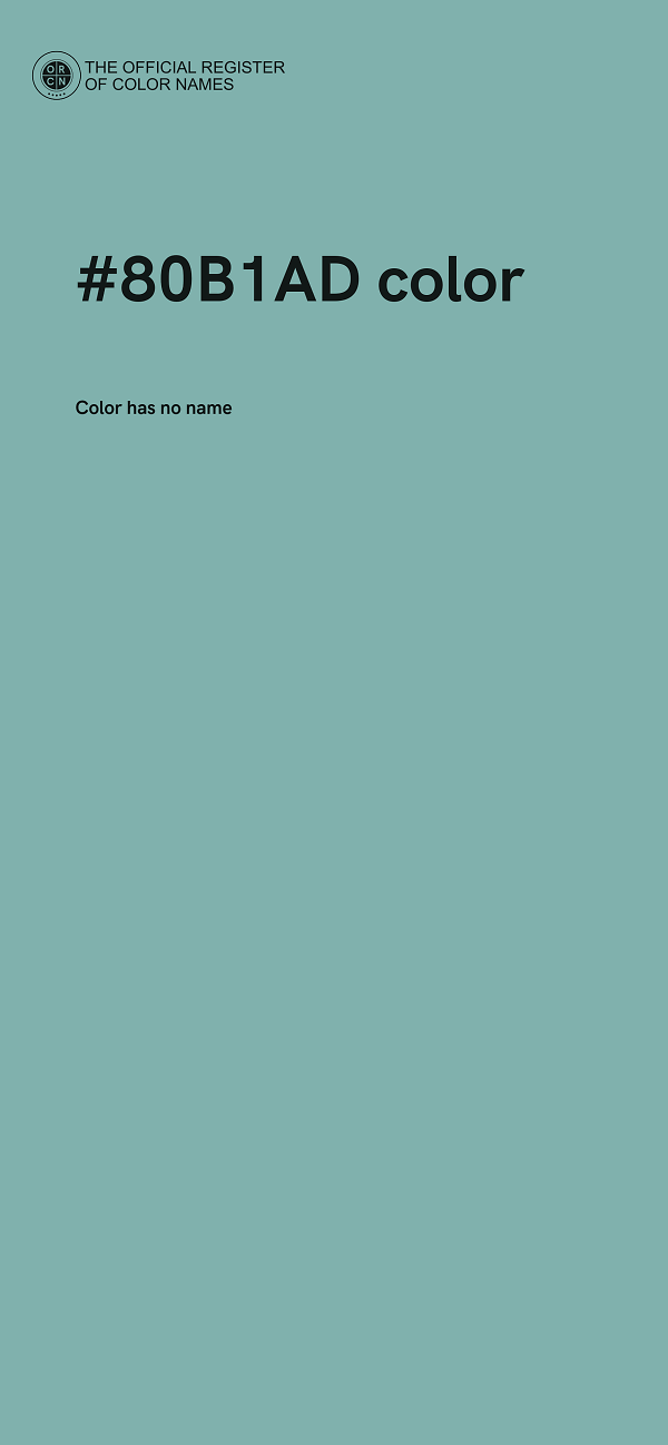 #80B1AD color image