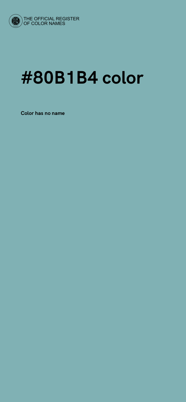 #80B1B4 color image
