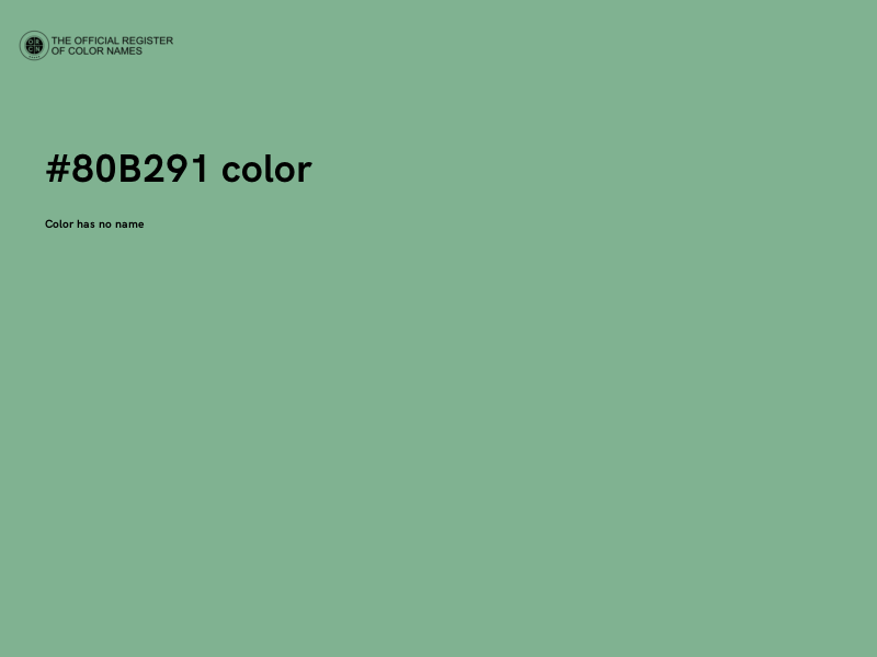 #80B291 color image