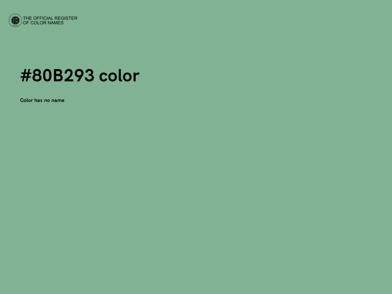 #80B293 color image