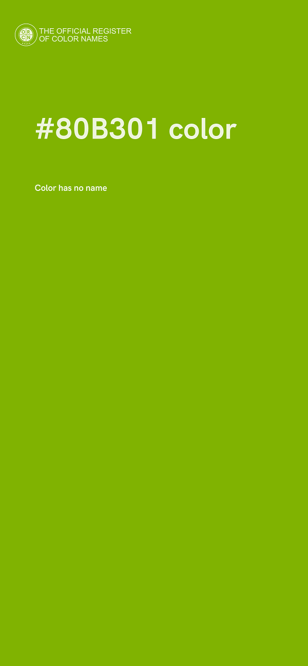 #80B301 color image