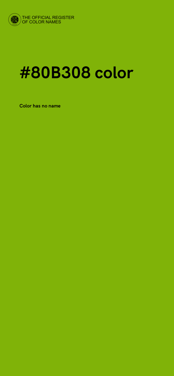 #80B308 color image