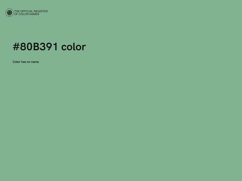 #80B391 color image
