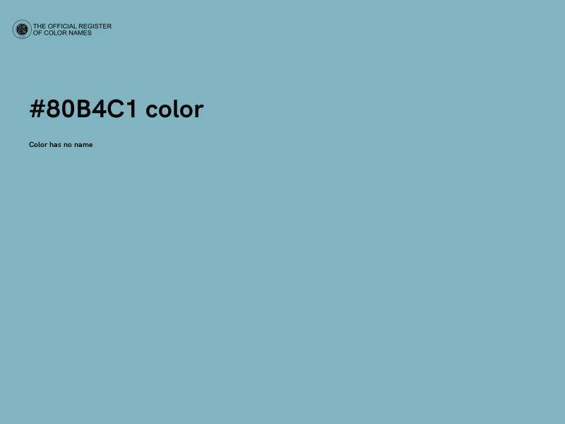 #80B4C1 color image