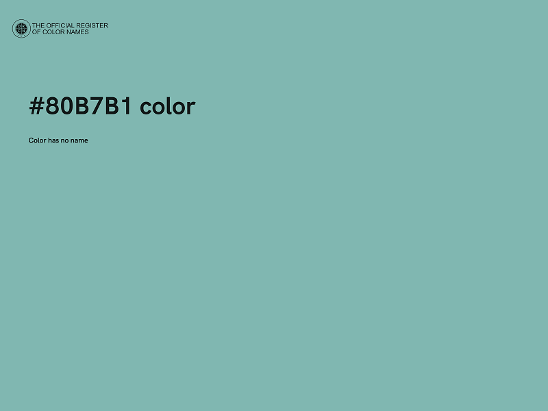 #80B7B1 color image