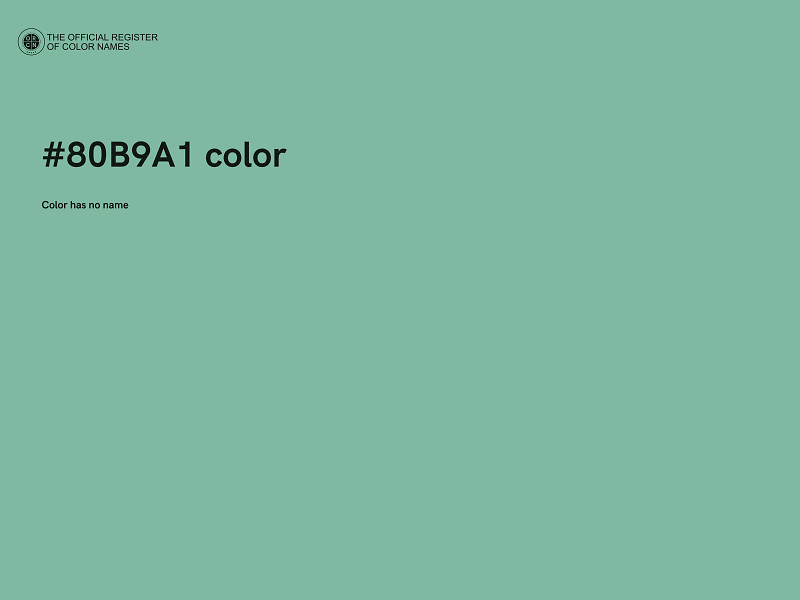 #80B9A1 color image