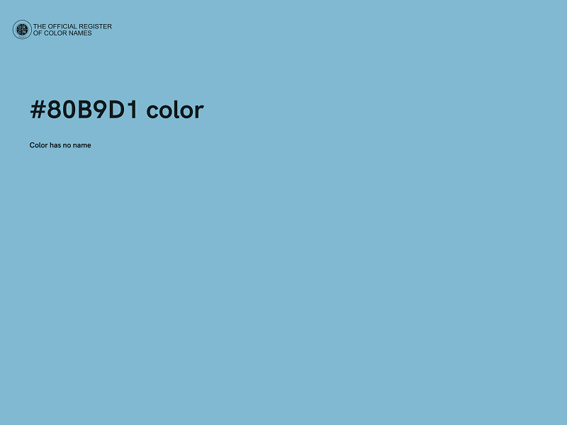 #80B9D1 color image