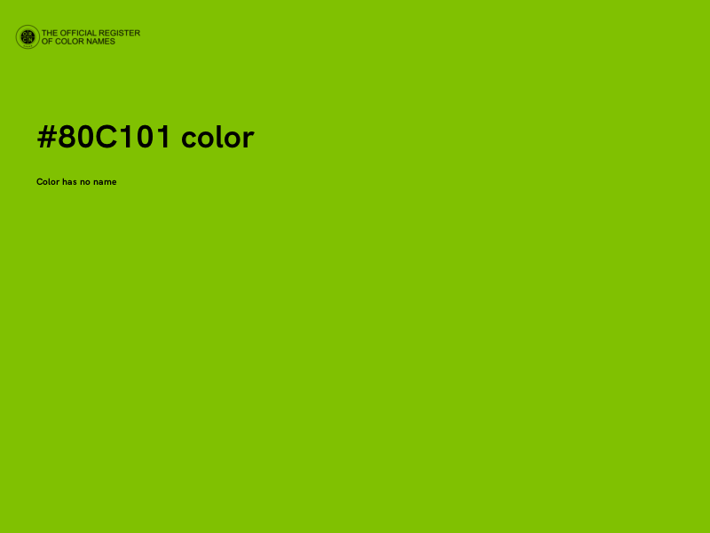 #80C101 color image