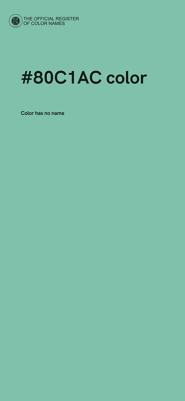 #80C1AC color image