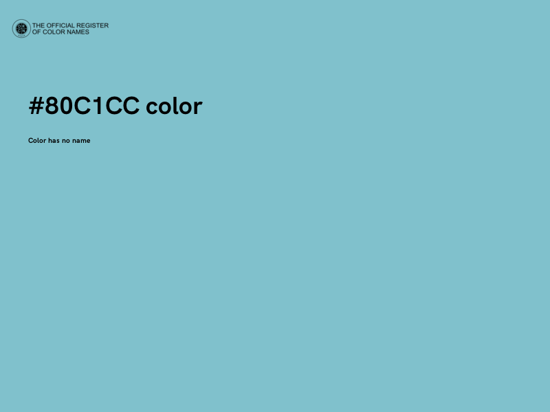 #80C1CC color image