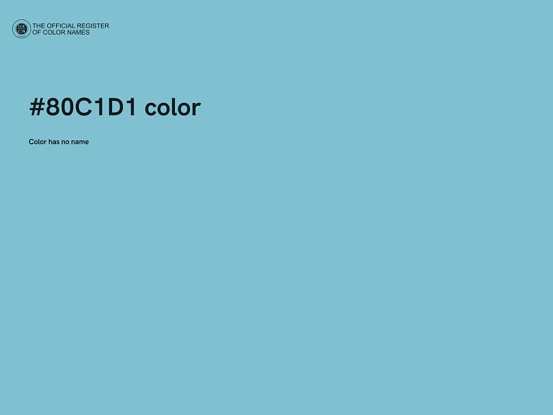 #80C1D1 color image