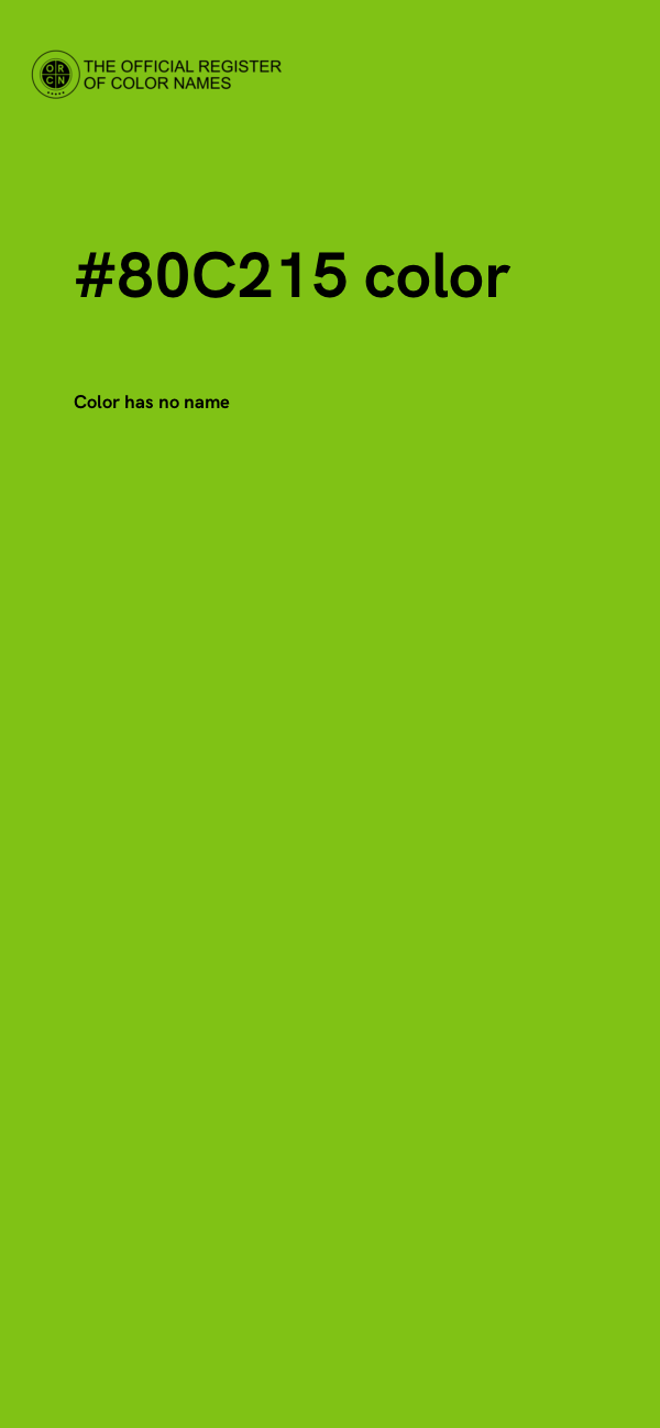 #80C215 color image