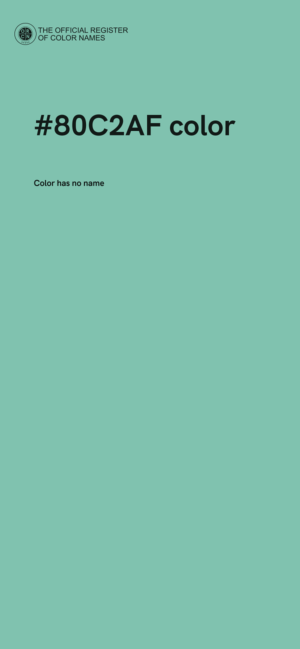 #80C2AF color image