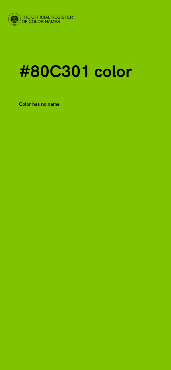 #80C301 color image