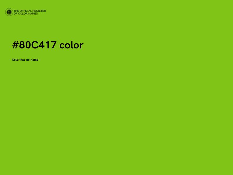 #80C417 color image